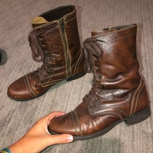 steve madden size 8 1/2 combat boots